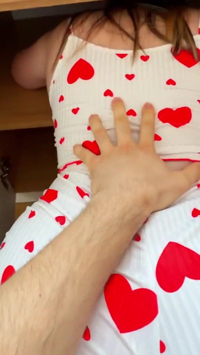StepSister in Pajamas Stuck In the Closet and I Fucked Her - Cum on ass | Clip 1
