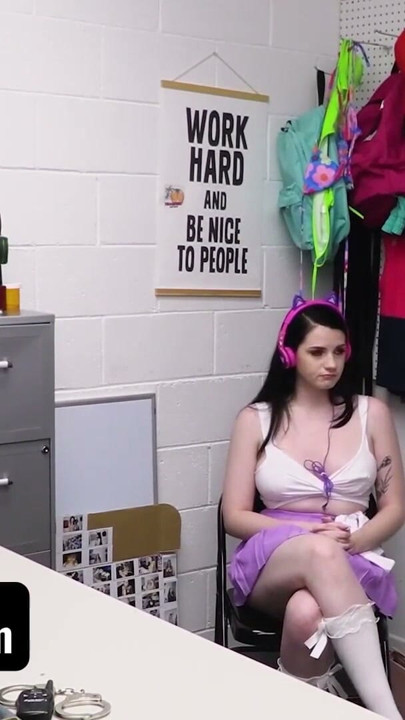 Curvy Live Streamer Em Indica Gets Disciplined For Stealing From The Wrong Store - Shoplyfter | Clip 1