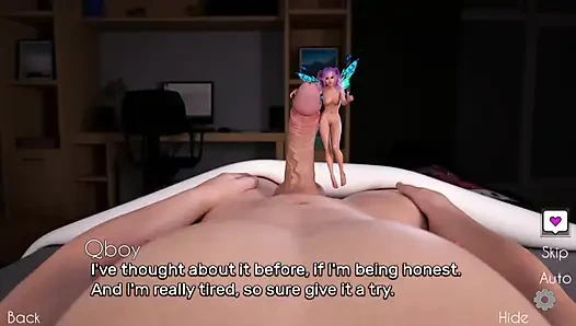 My cute fairy make me horny at night, as a result make Pleasure entire n...