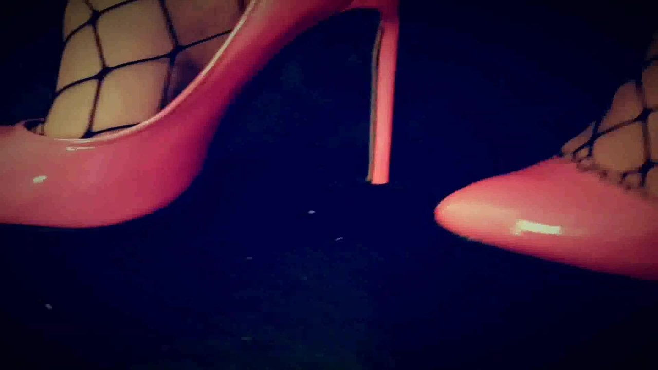 MissEmma in pink high heels