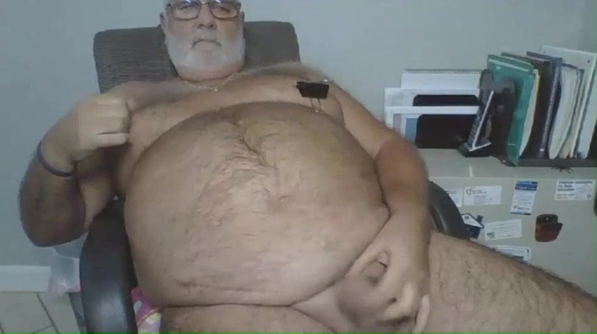 Daddy cums on cam