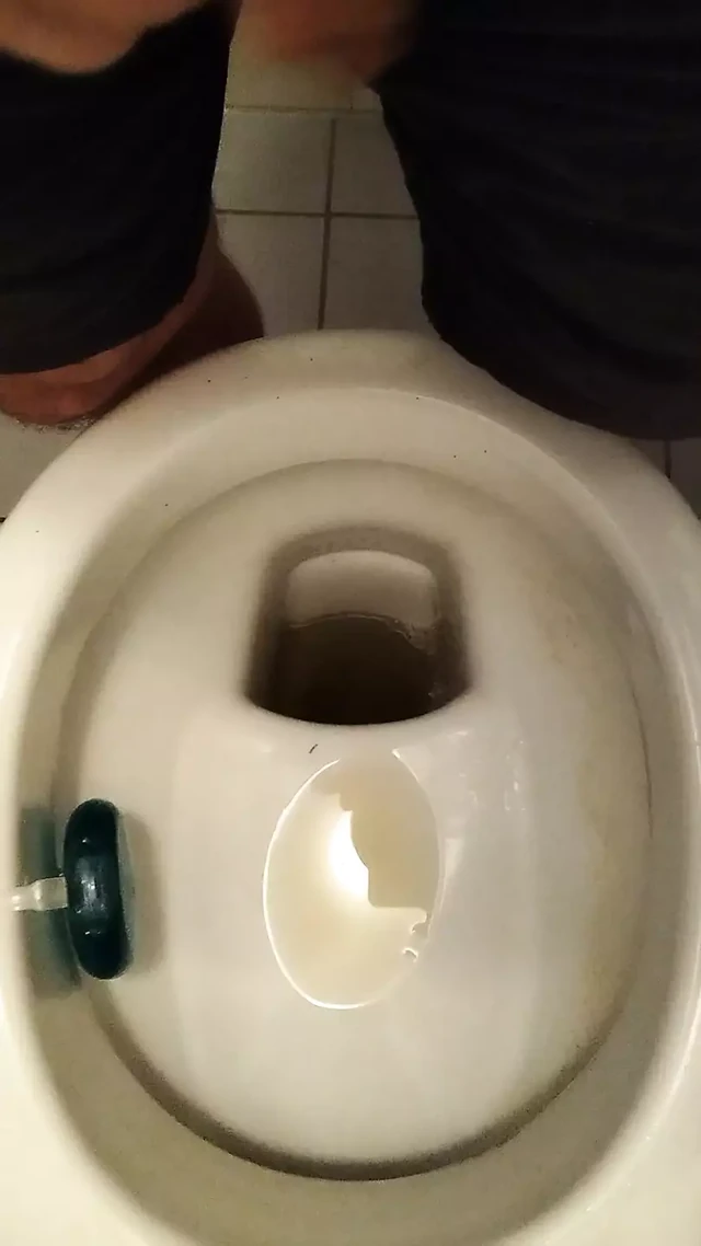 peeing in toilet who wanna drink it