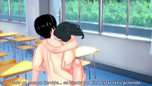 mit vollbusiger LEHRERin nach dem unterricht Ahegao 3D Hentai inklusive