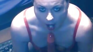 Chastity kay frozen in cum cubes lottery