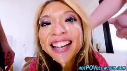 Awek Asia yang dipancut mani