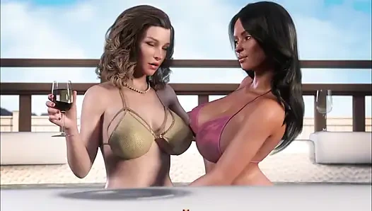 Milf lesbians stepmom american and Latina