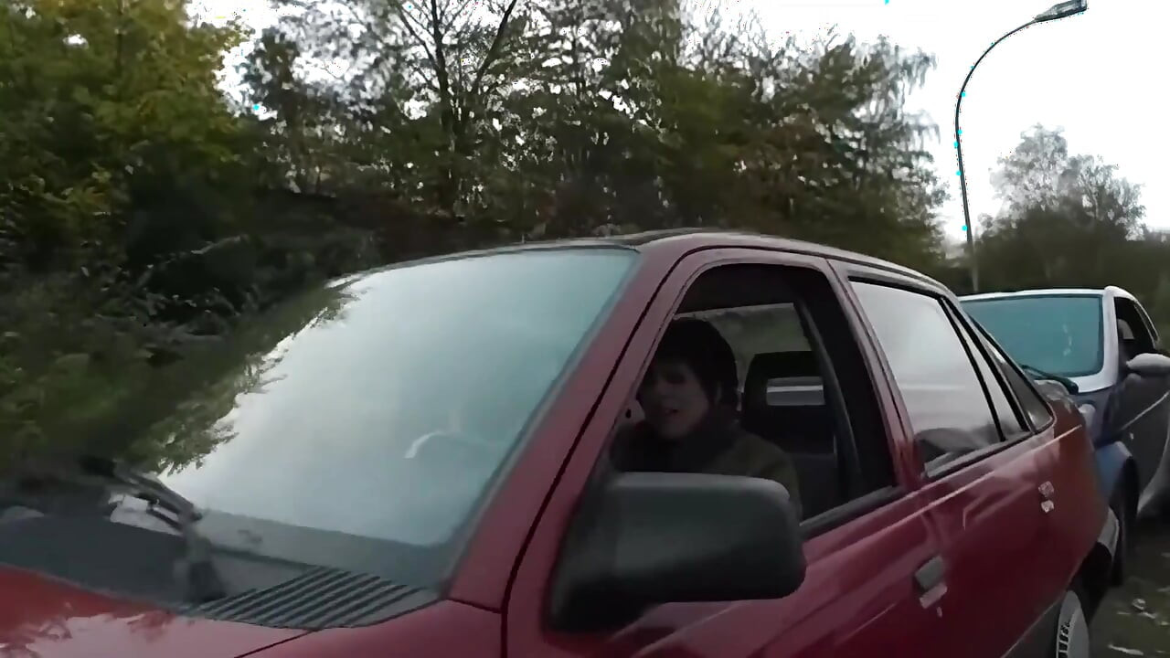Horny Sluts Sucking Cock in Car - Wild Group Sex Orgy