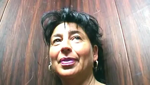 Mature Slut Fists Gaping Pussy Dripping Thick Cum
