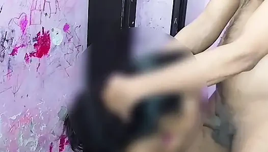 Stepsister's pussy fucked by stepbrother, Hindi sex