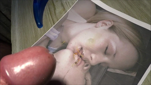 My cumtribute for you aline and melisa! cum on you both