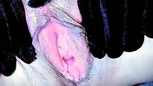Miss Khalifa Dildoing With Mandingo Cucumber For Her Thirsty White Shaved Big Pussy