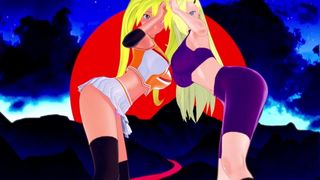 Naruko and Ino looking hot as fuck, big ass tits and ass.