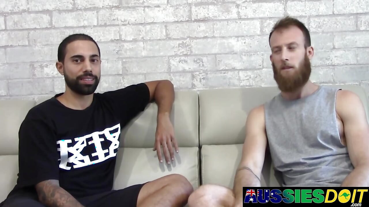 Бородатый топ Tyla доминирует Над Lucas узкое австралийском очко грубо