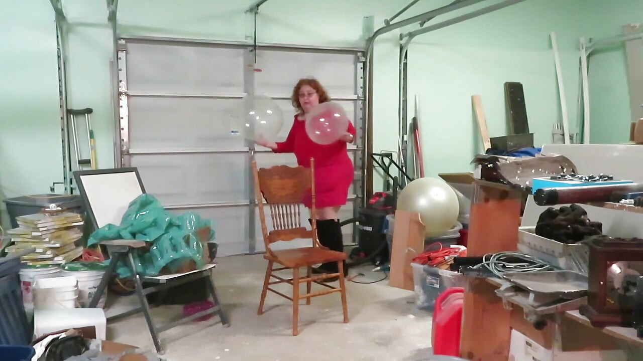My Fat Ass Pops Some Huge Clear Balloons