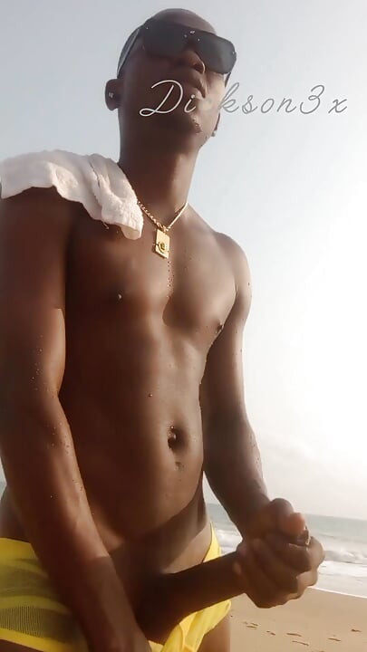 On the Beach of Cotonu Wanking Alone Who Cares for a Quickie