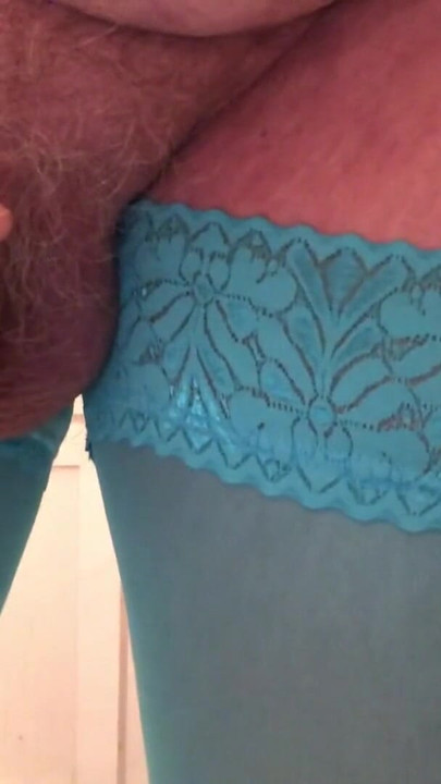 Spectacular moment from "Pissing, then I oum 2 times.. Crossdresser twists his nipples, drips precum, pisses, estims and"