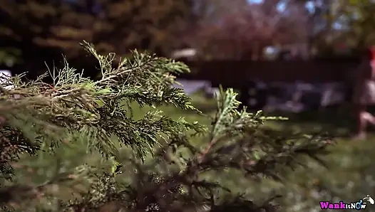 Auburn Fox - Cumming in the Garden