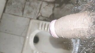 hairy cock Pissing