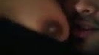 Indian couple kissing and licking pussy