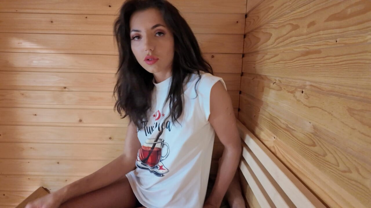 Fucking Tight Pussy And Skinny Turkish Stepsister In Hotel Sauna