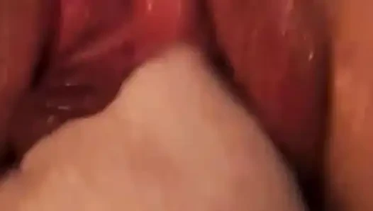 Nikos fisting and gaping Athena's pussy