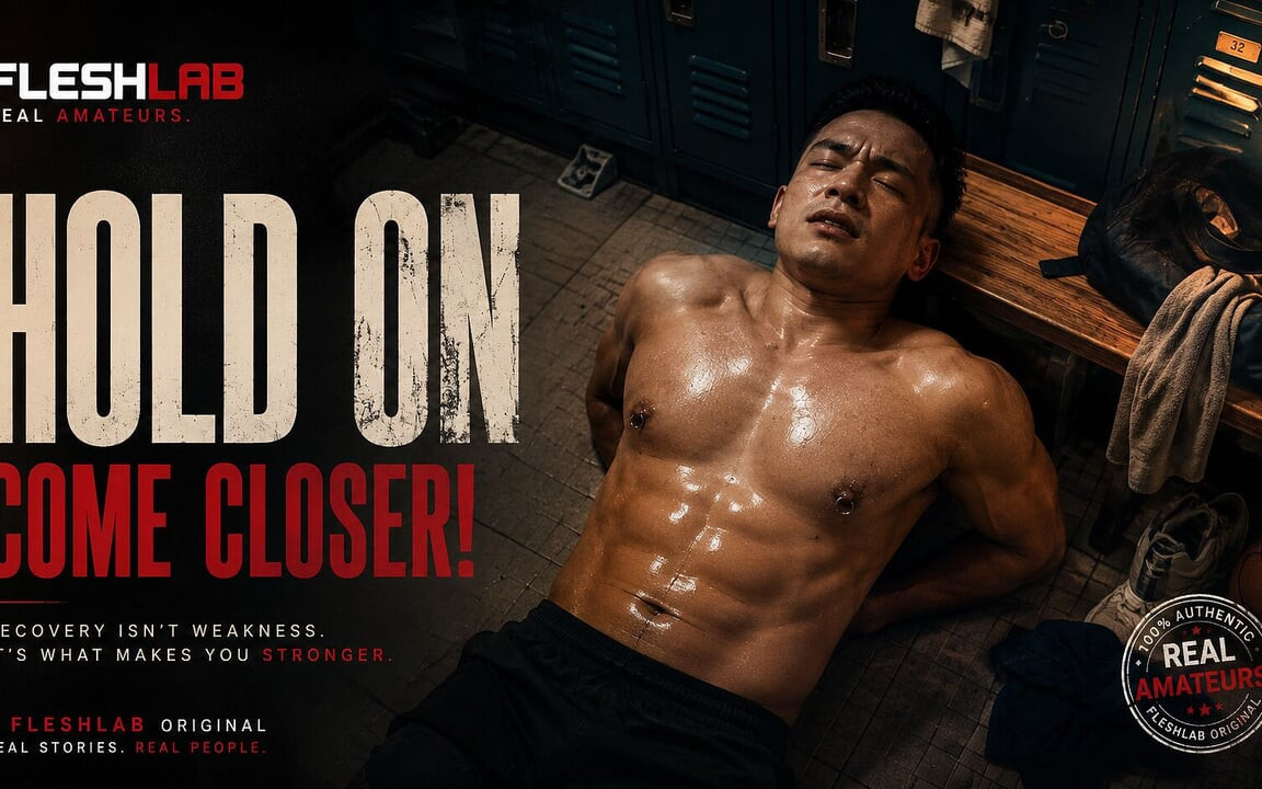 Hold on! Come Closer! Asia Twink Get a Nice Handjoib in the Locker Room!