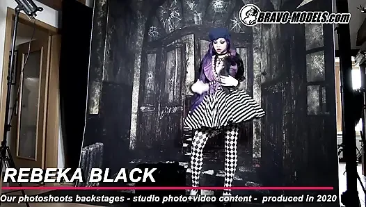 386 -фотосессия за кулисами Rebeka Black - Взрослый