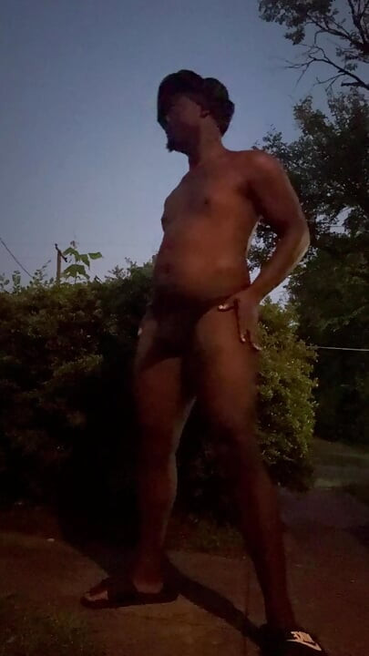 Stripping Naked Outside While Being Freaky As Fuck