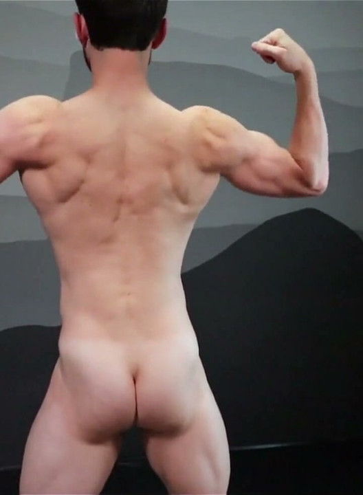 Post Workout Strip and Flex and Show off Then Get off