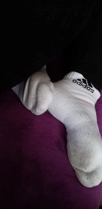 My gf in white socks (2 days worn)