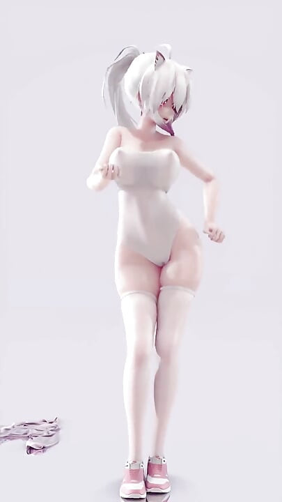 Sistar - Shake It white Stockings; Swimwear; Striptease; Busty; Long Legs