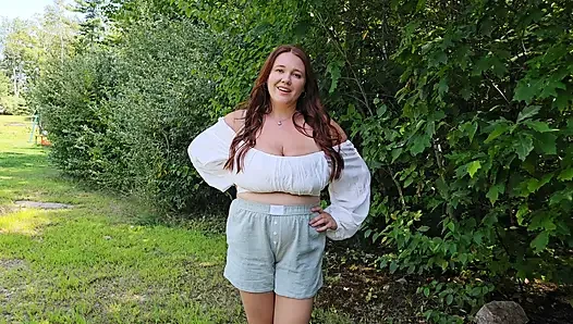 Helping the Sexy MILF Nextdoor with Yardwork POV