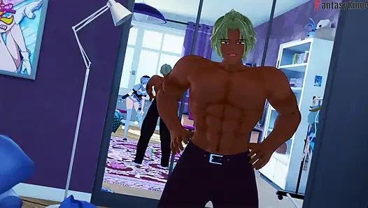 Koneko nggak sabar nyicipin raksasa pria kulit hitam - dxd ntr madness series
