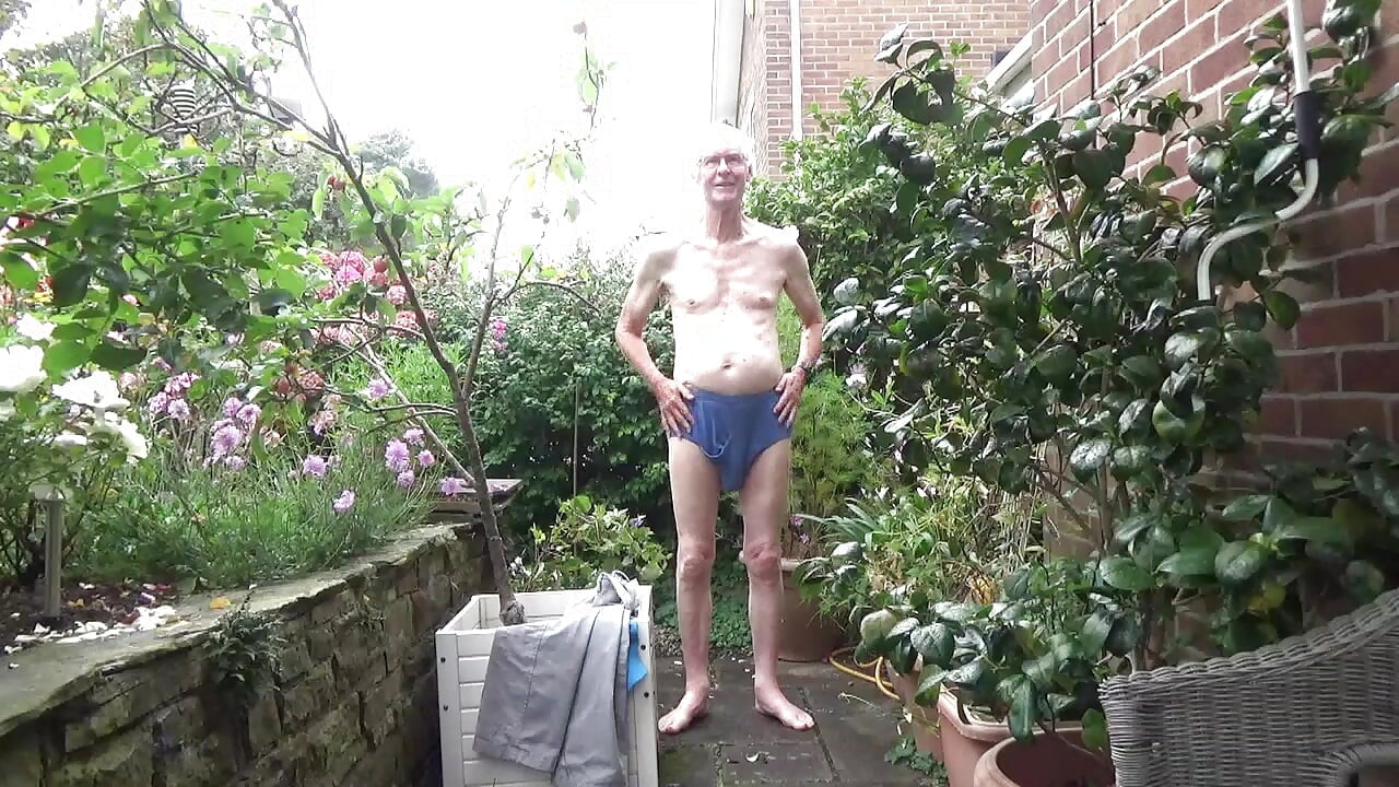 Verandada top streç mastürbasyon