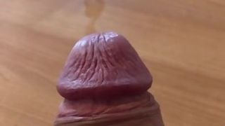 Cumshot in SlowMotion while watching porn