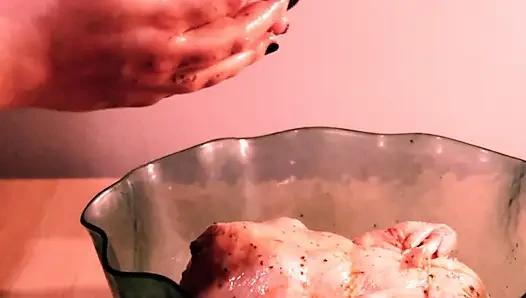 Fleischmassage fleisch auf spucke fleisch in meinem mund