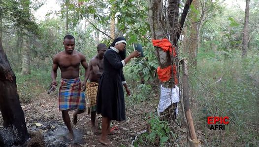 Guerreros africanos follan misionero extranjero (tráiler)