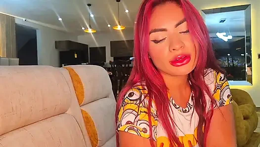 I tease my cuckolded stepsister while riding her boyfriend's cock without a condom