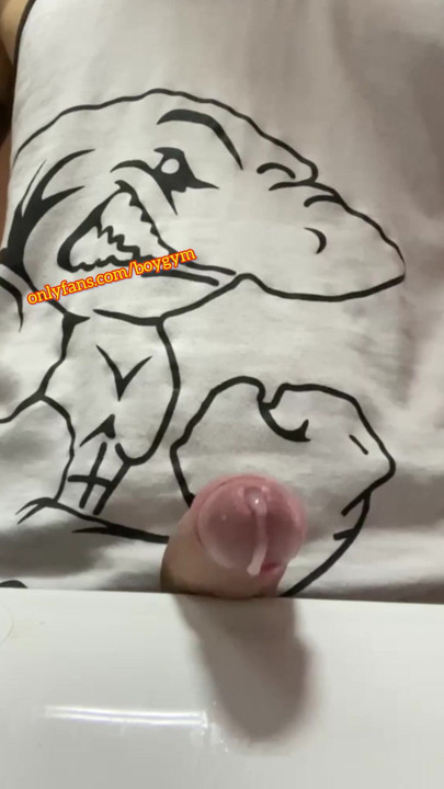 My BIG COCK Cums With No Hands