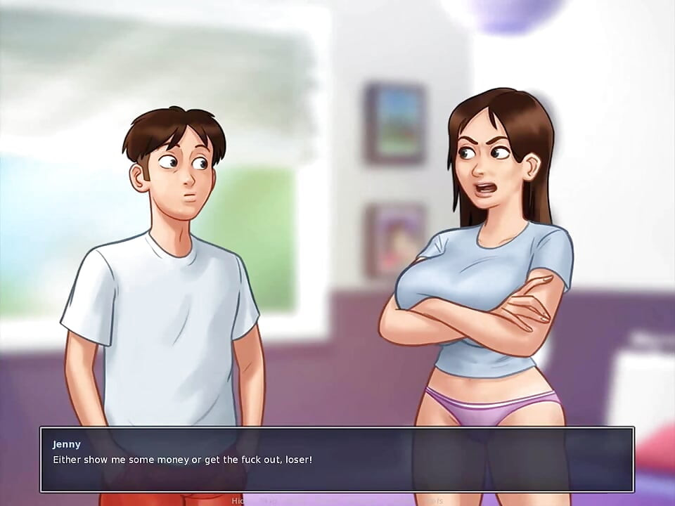 Summertime saga: stepmom and stepson doing naughty things in the house ep 39