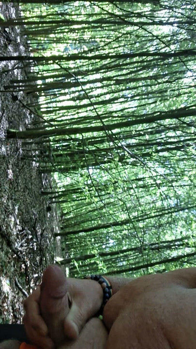snotting in the forest
