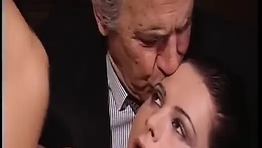 Brunette German with Big Ass Gets Anal Fucked in Cuckold Vintage Age Gap