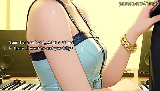 You were desperately trying to fill idol Zoey with your semen (Sex JOI)