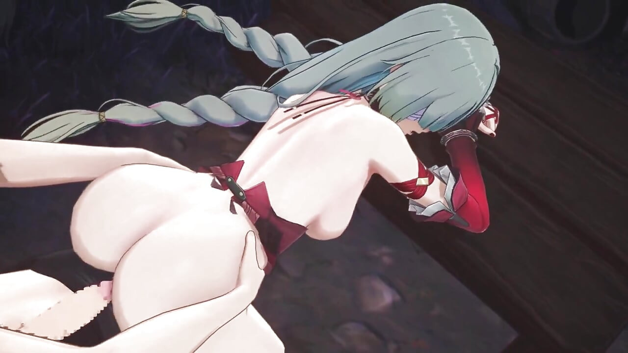 Wutheting waves - Phrolova escena de sexo apasionado - animaciones hentai 3D