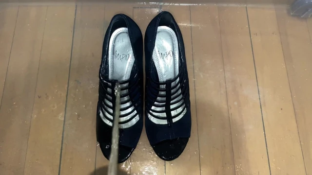 Pissed on (Stephanie's) High Heels