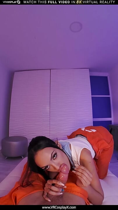 Vrcosplayx se desliza dentro de Katrina Moreno como el apretado coño mojado de Chell y hace gemir a esta chica silenciosa, parte 2