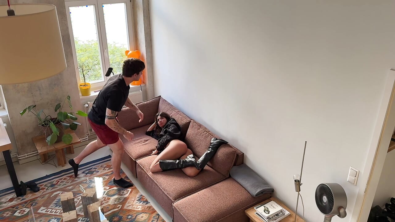 I got fucked hard in my leather boots