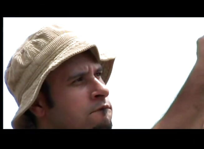 Beautiful guys in their boat adventure