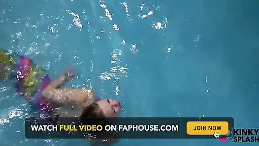 Captive Mermaid Teases You in the Pool