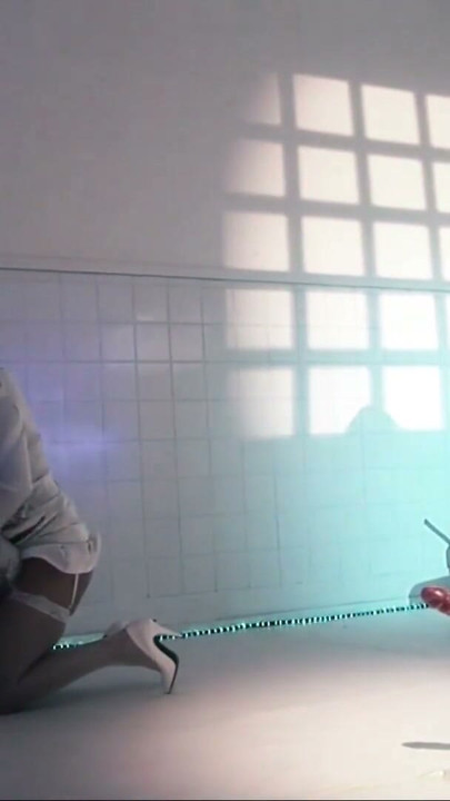 Busty blondie in a straightjacket has hot threesome with two doctors | Clip 3